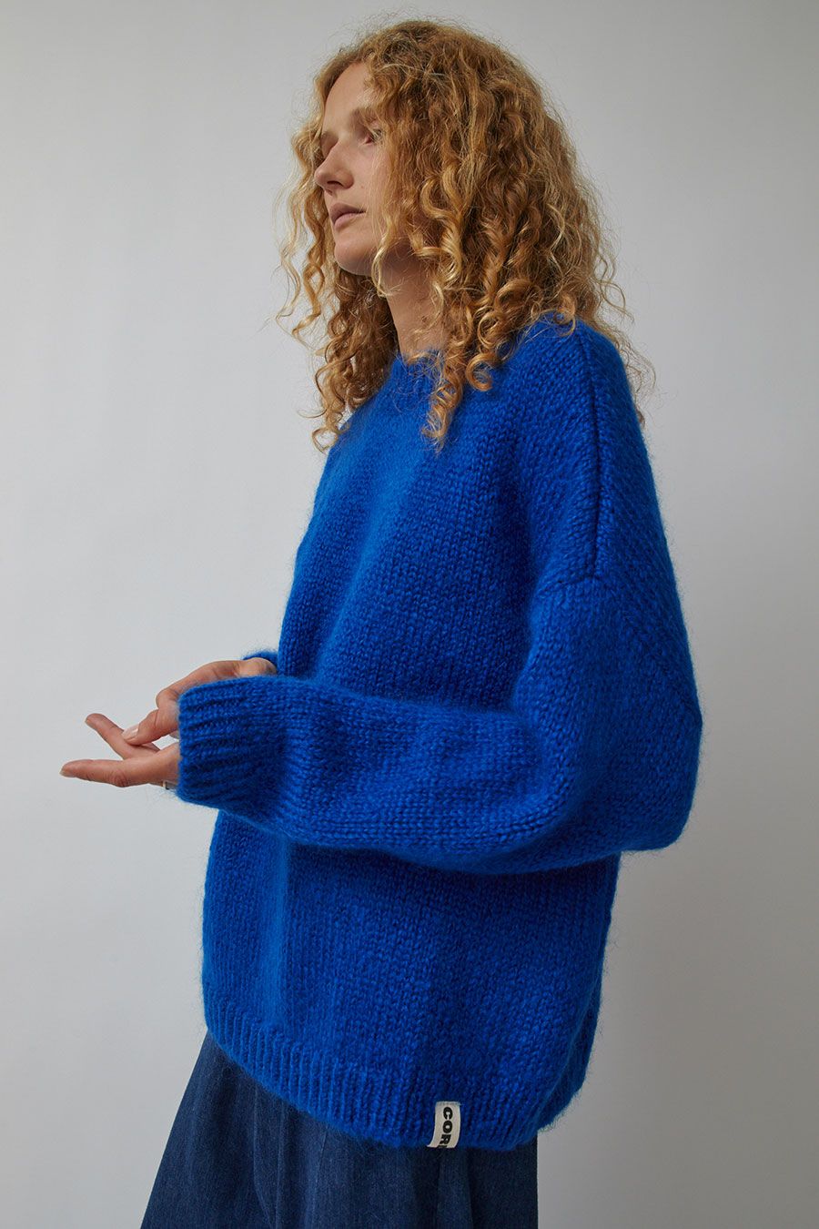 CORDERA Mohair Sweater in Majorelle sold by No. 6 product image thumbnail 3