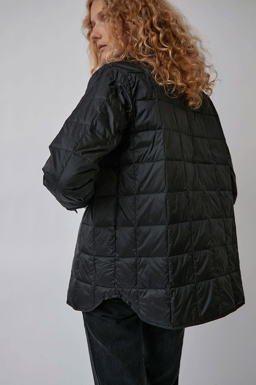 TAION W-Pocket Down Shirt in Black sold by No. 6 product image thumbnail 5