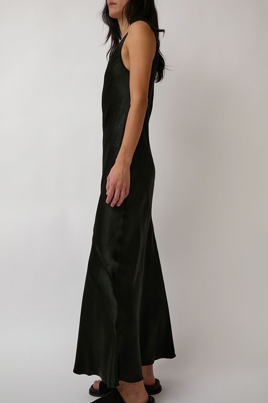 Lauren Manoogian Luster Bias Dress in Black sold by No. 6 product image thumbnail 3
