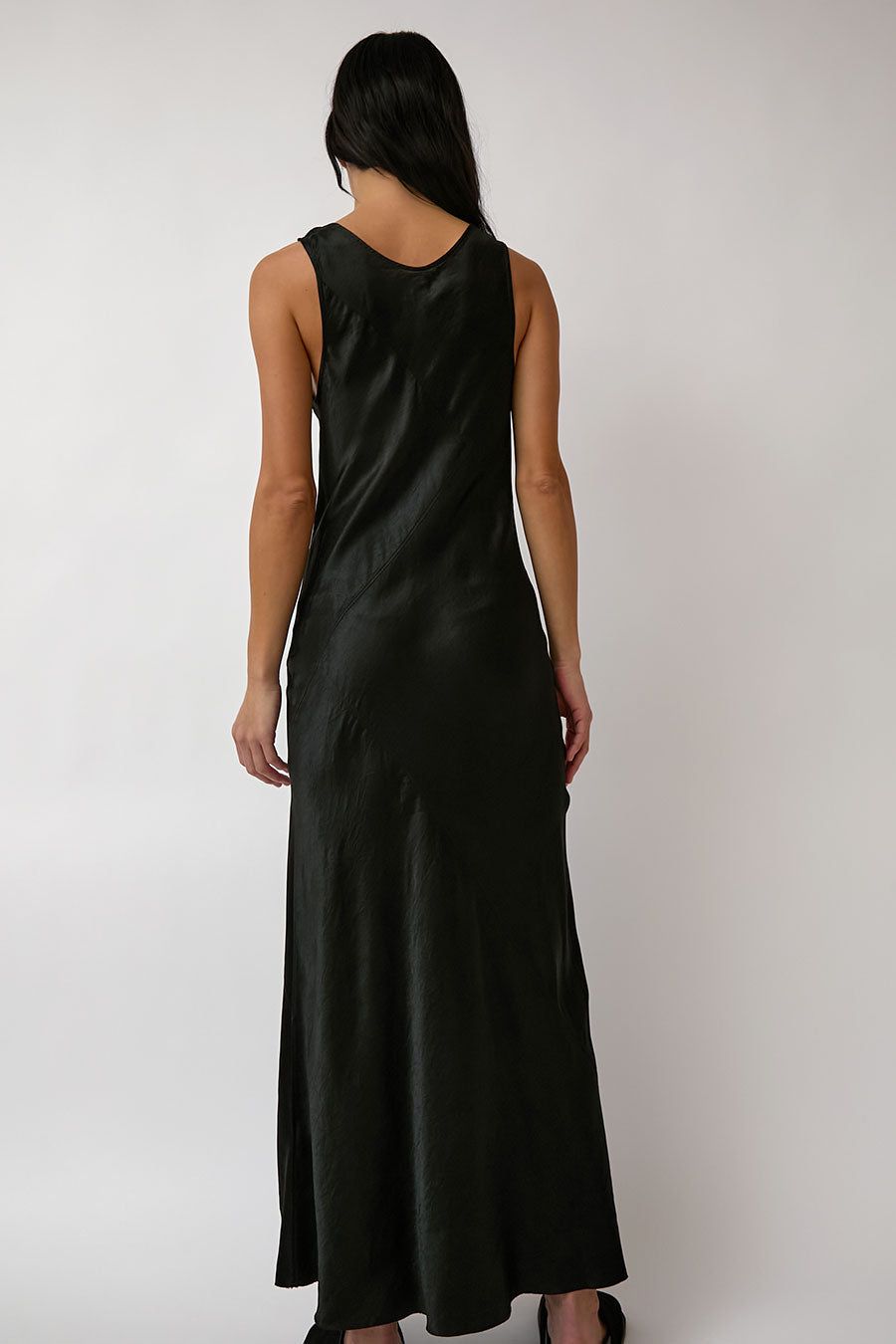Lauren Manoogian Luster Bias Dress in Black sold by No. 6 product image thumbnail 5