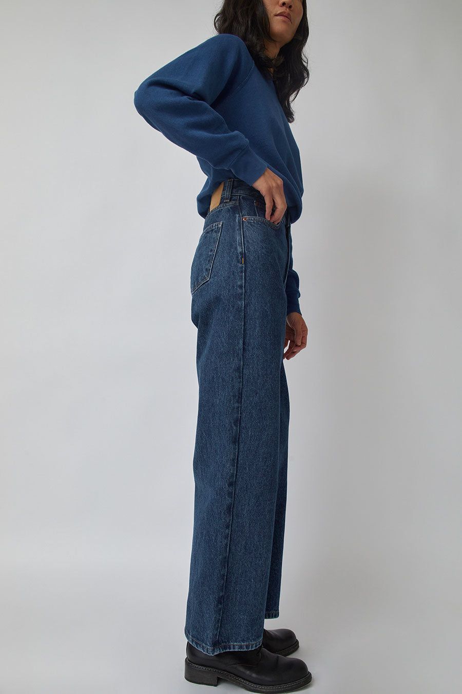 B Sides Elissa High Wide Jean in Coco Wash sold by No. 6 product image thumbnail 5