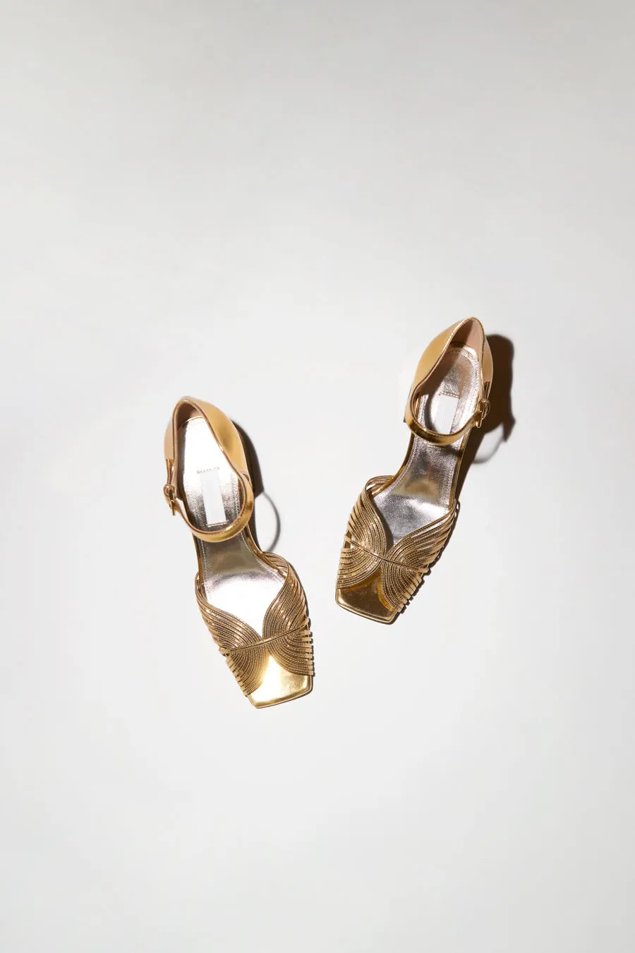 Suzanne Rae High 70’s Sandal in Gold sold by No. 6 product image thumbnail 2
