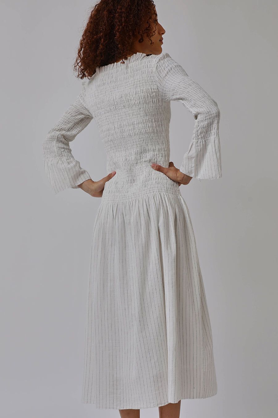 Maria Stanley Lyndale Dress in Bone Stripe sold by No. 6 product image thumbnail 5