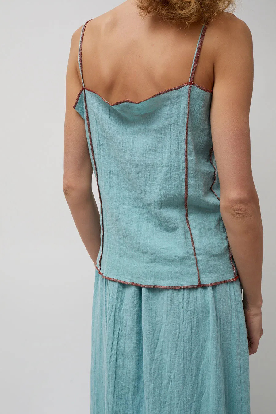 Baserange Shok Slip Top in Wuxi Blue sold by No. 6 product image thumbnail 3