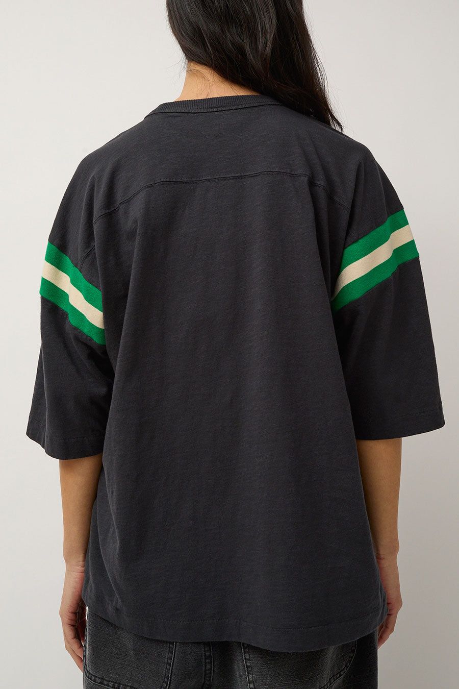 YMC Skate T Shirt in Black Green Ecru sold by No. 6 product image thumbnail 5