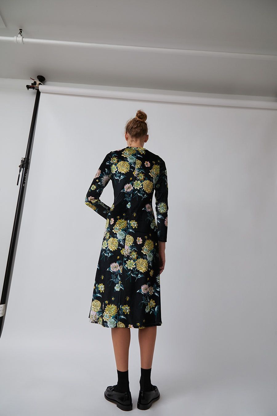 No.6 Alix Dress in Black Brighton Floral sold by No. 6 product image thumbnail 5