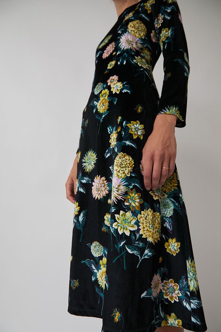 No.6 Alix Dress in Black Brighton Floral sold by No. 6 product image thumbnail 2