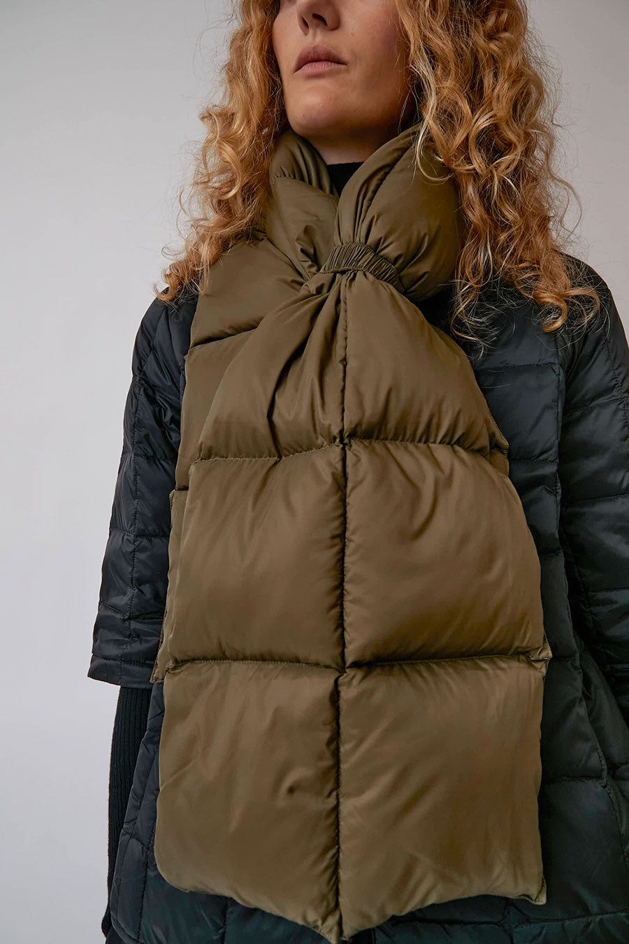 TAION Reversible Mountain Down Volume Puffer in Olive sold by No. 6 product image thumbnail 2