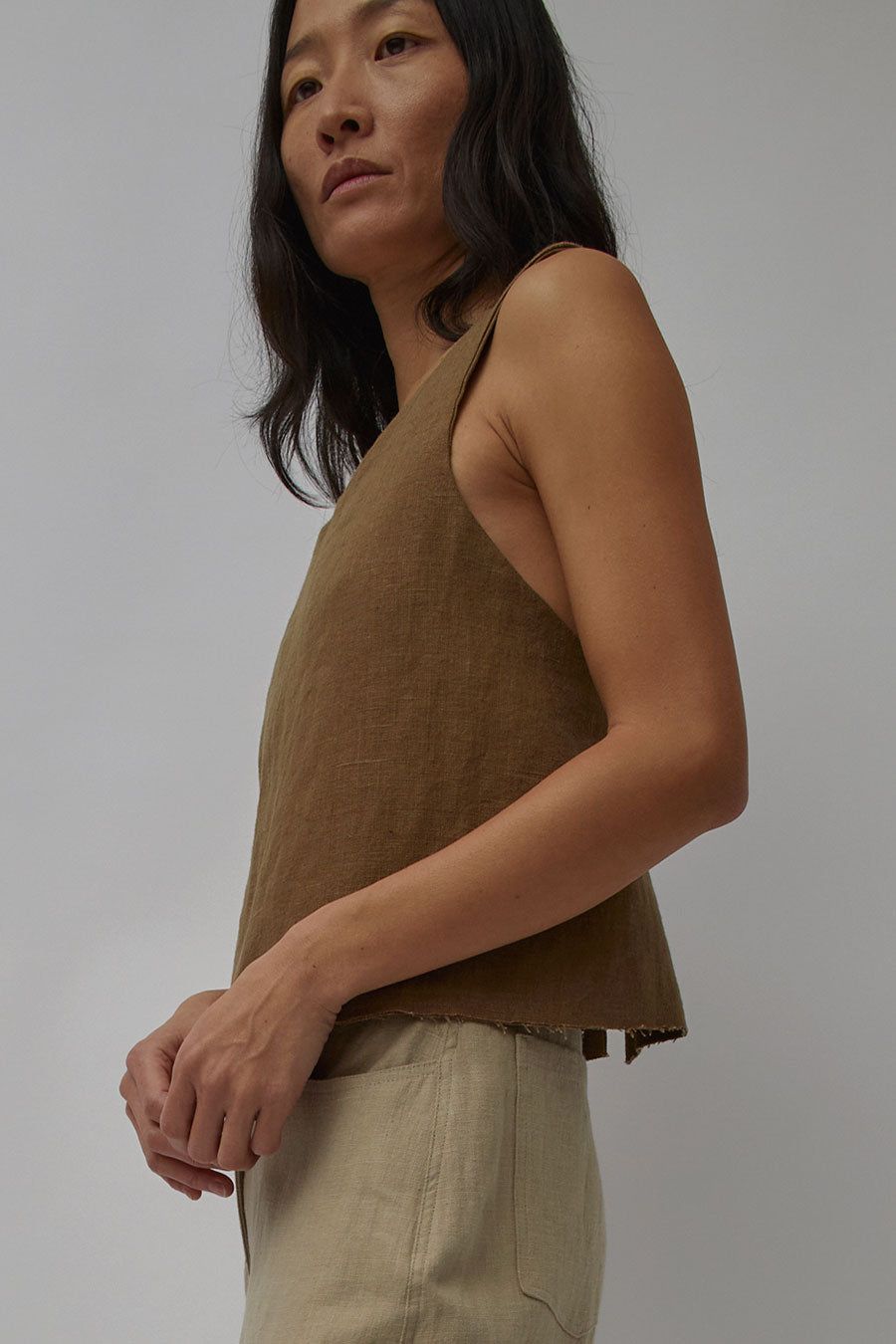 Zii Ropa Aku Cross Top in Hazel sold by No. 6 product image thumbnail 3