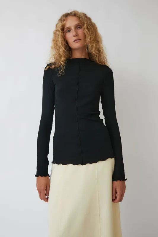 Rodebjer Columbina Top in Black made by No. 6