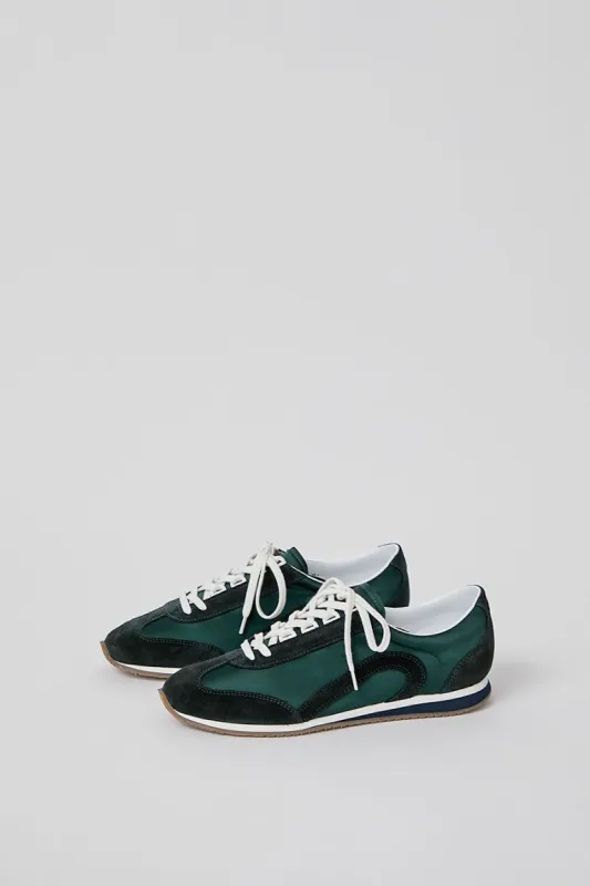 Rodebjer Aries Sneakers in Pine Green made by No. 6