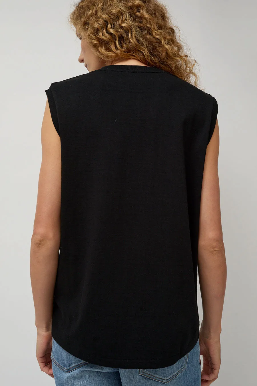 Batoner Meriyasu Sleeveless Top in Black sold by No. 6 product image thumbnail 5
