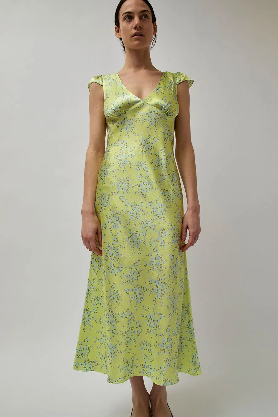 Naya Rea Tiziana Dress in Yellow Floral Print sold by No. 6