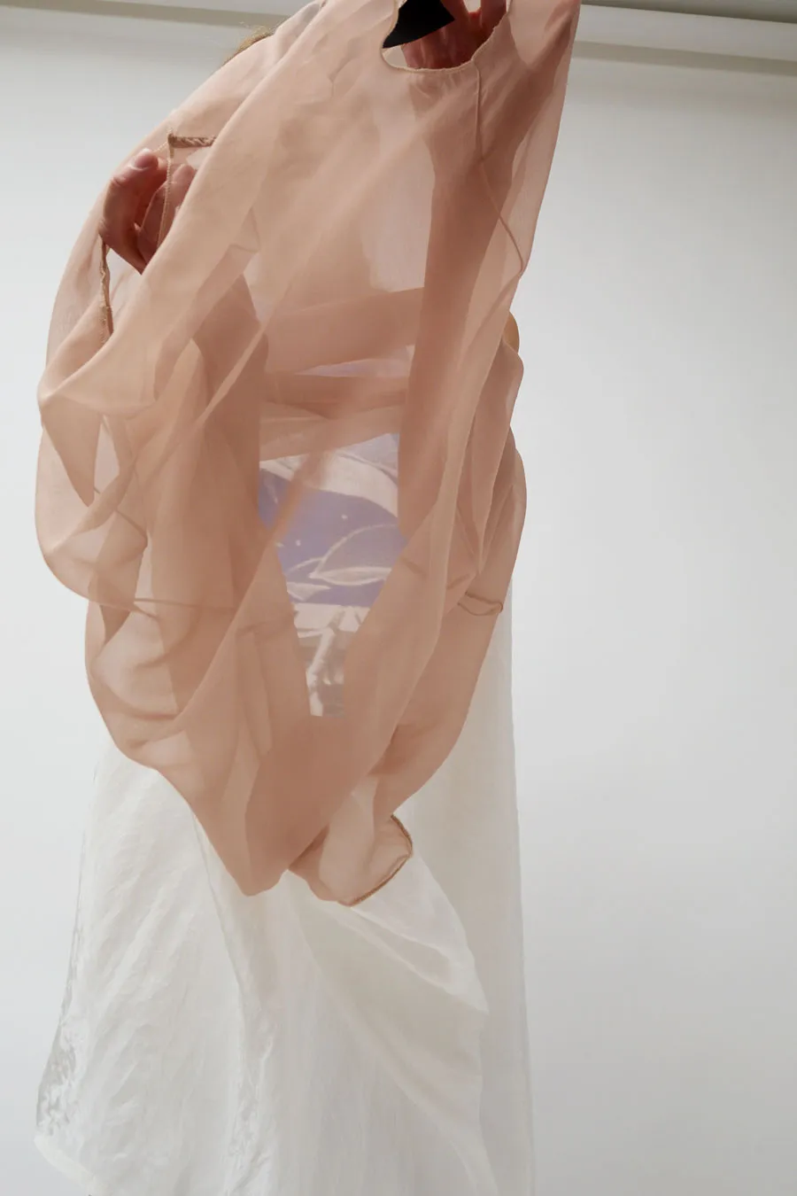 Vladimir Karaleev Ira Long Dress in Powder sold by No. 6 product image thumbnail 2