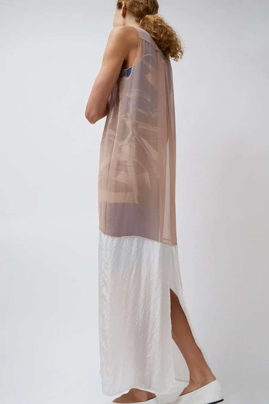 Vladimir Karaleev Ira Long Dress in Powder sold by No. 6 product image thumbnail 5