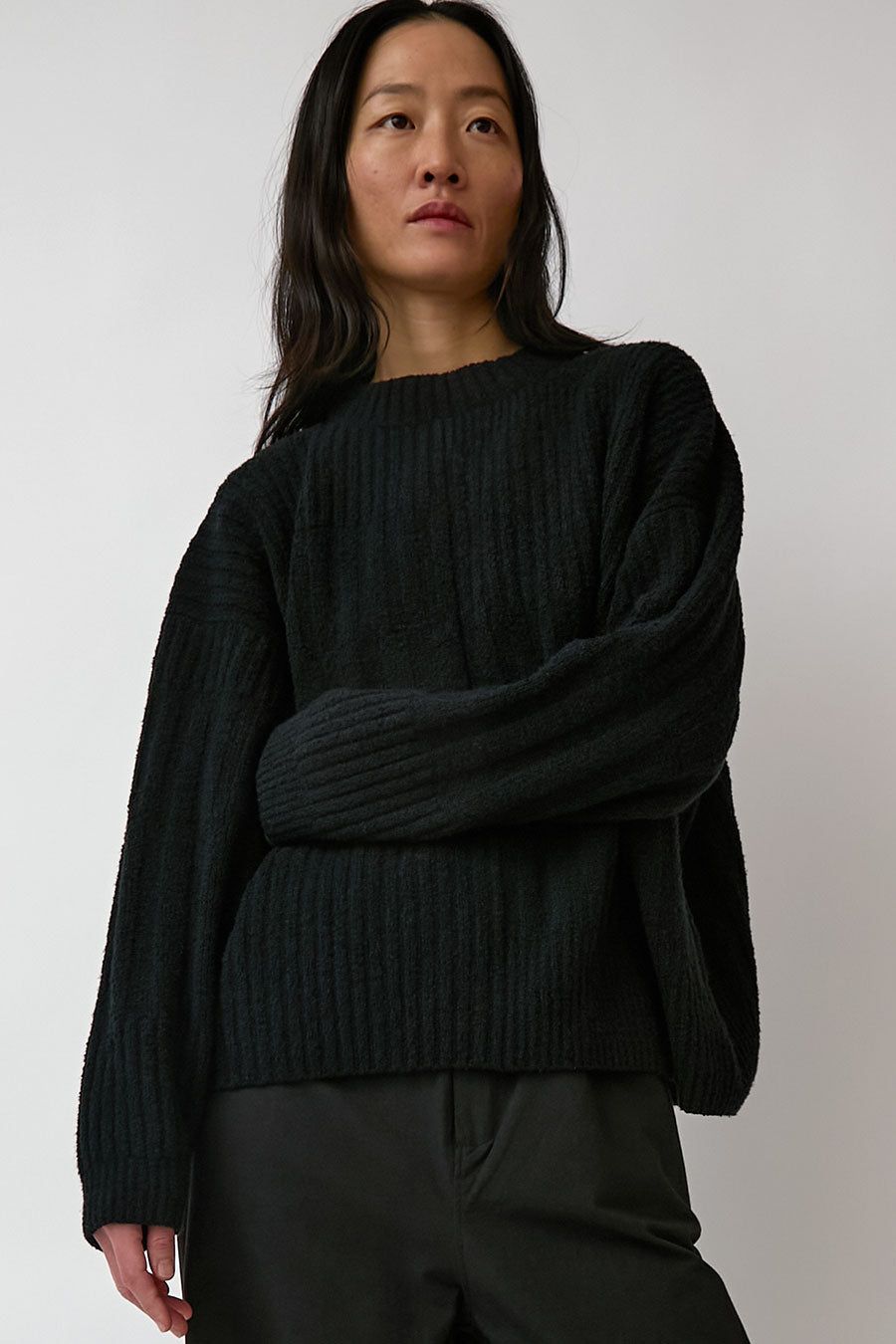 Lauren Manoogian Collage Pullover in Black sold by No. 6