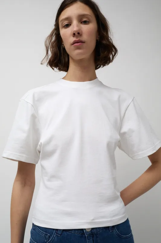 Les Coyotes de Paris Shaped Tee in White sold by No. 6