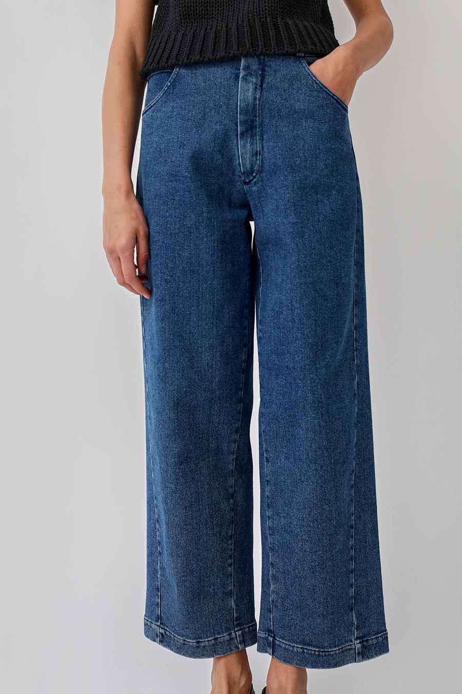 CORDERA Straight Denim Pants in Indigo sold by No. 6 product image thumbnail 4