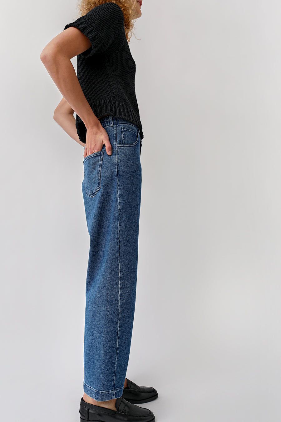 CORDERA Straight Denim Pants in Indigo sold by No. 6 product image thumbnail 2