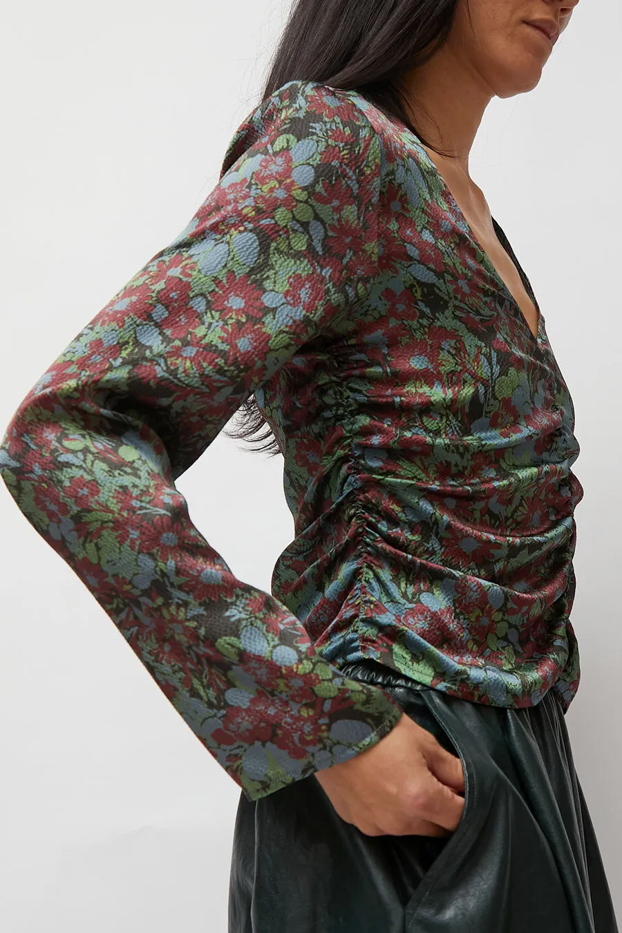 No.6 Vienna Top in Wine Garden sold by No. 6 product image thumbnail 4