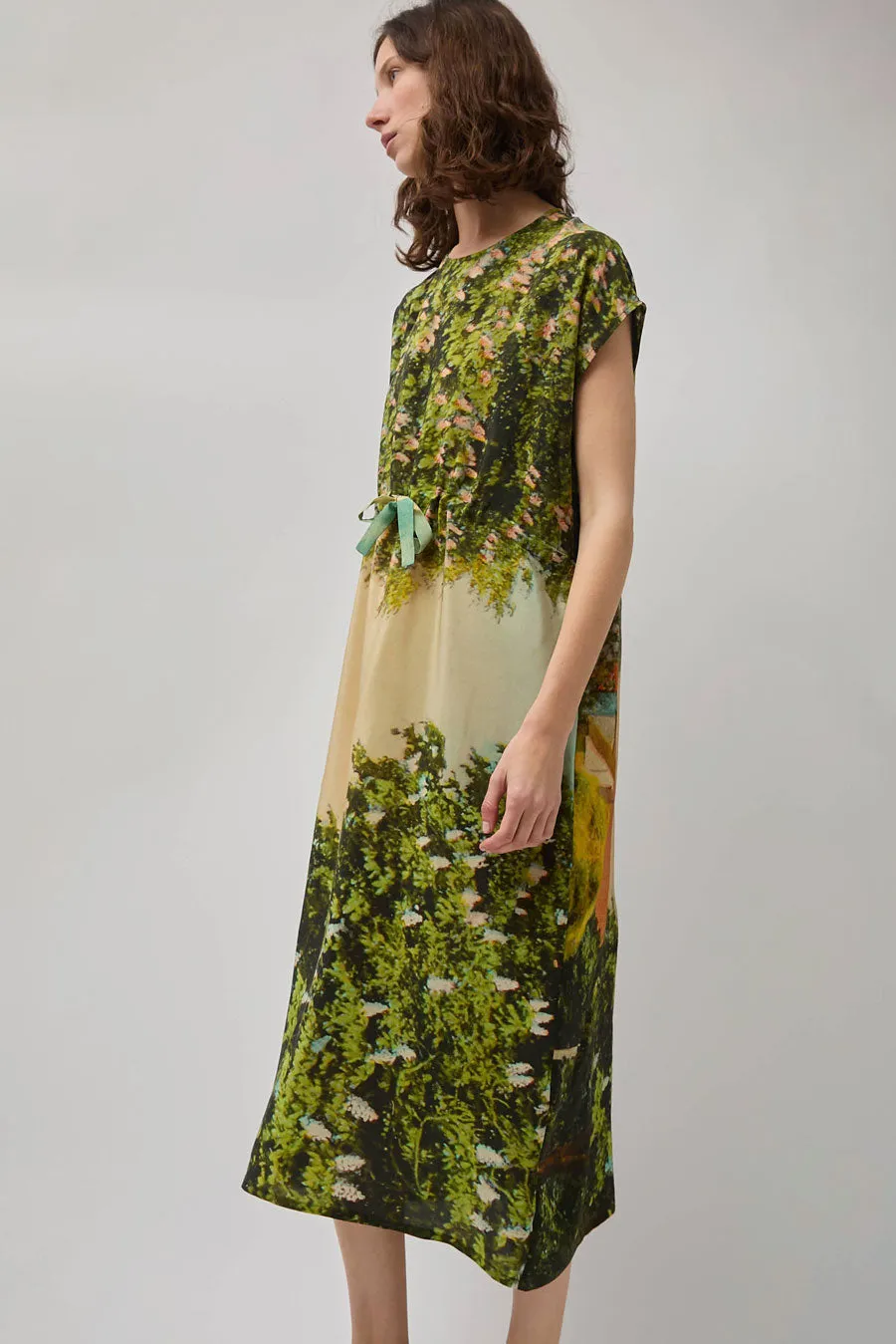 Anntian Simple Dress in Digital Printed Gots F sold by No. 6 product image thumbnail 4