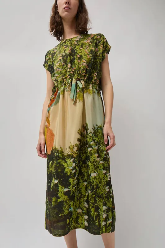 Anntian Simple Dress in Digital Printed Gots F sold by No. 6