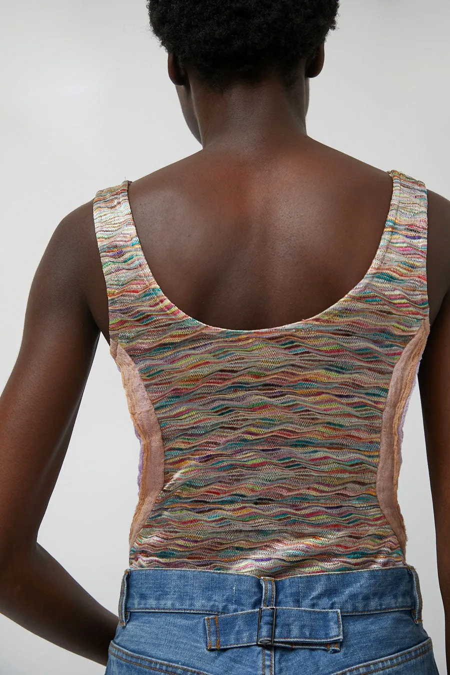 Halo Labels Melange Bodysuit in Multi sold by No. 6 product image thumbnail 5