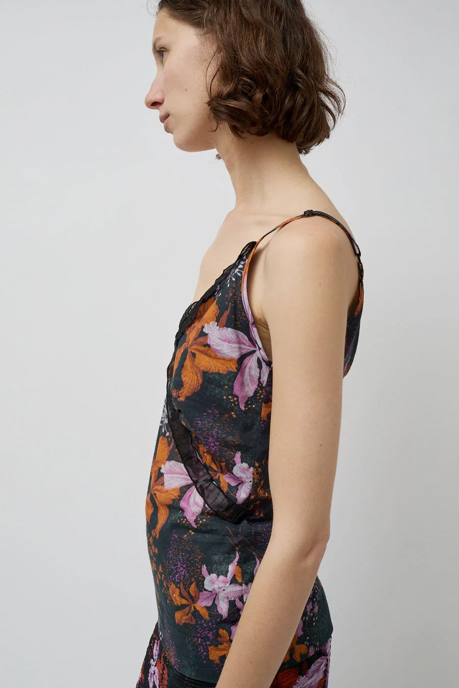 INSHADE Camisole Top in Orange and Purple Flowers sold by No. 6 product image thumbnail 4