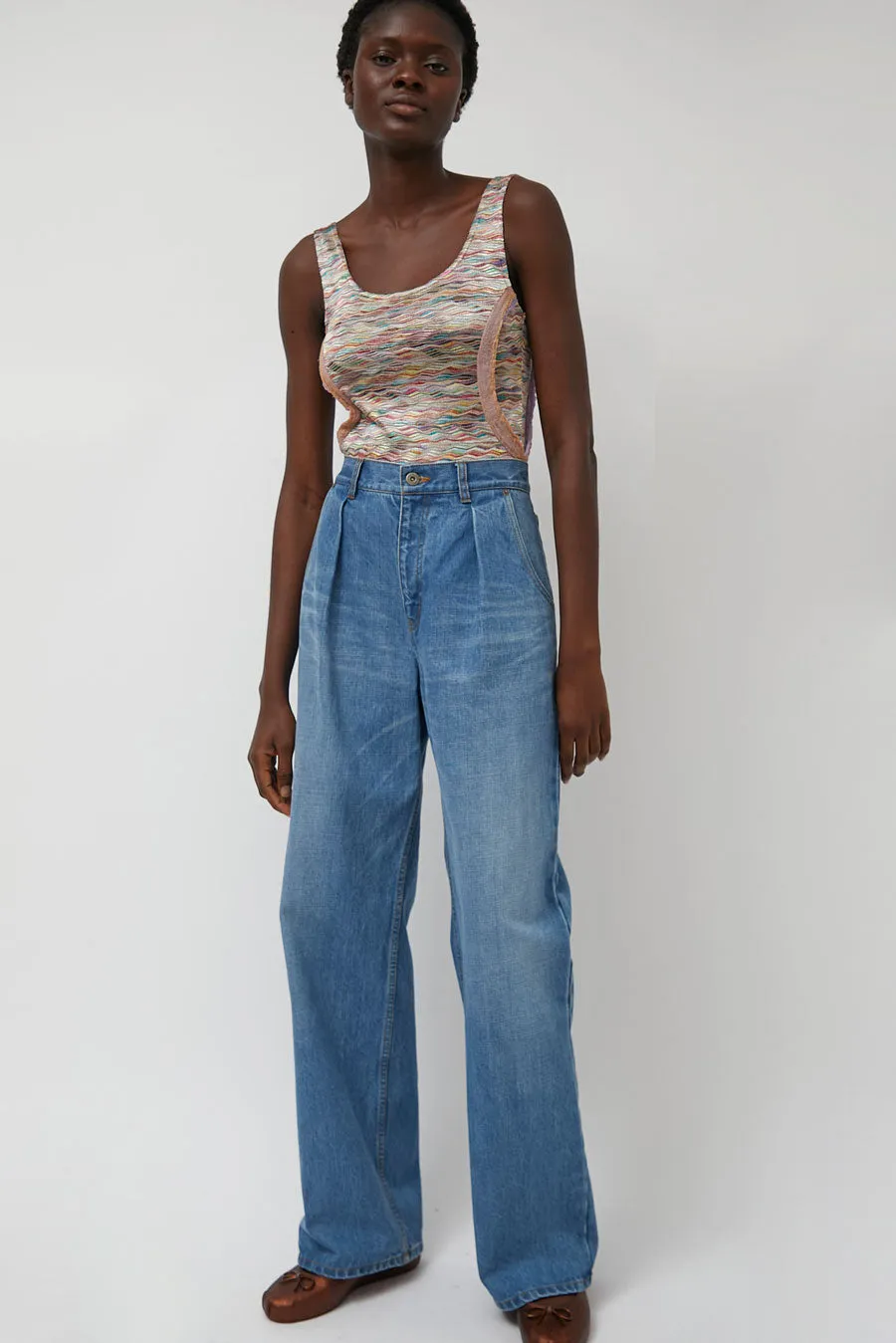 Halo Labels Melange Bodysuit in Multi sold by No. 6 product image thumbnail 3