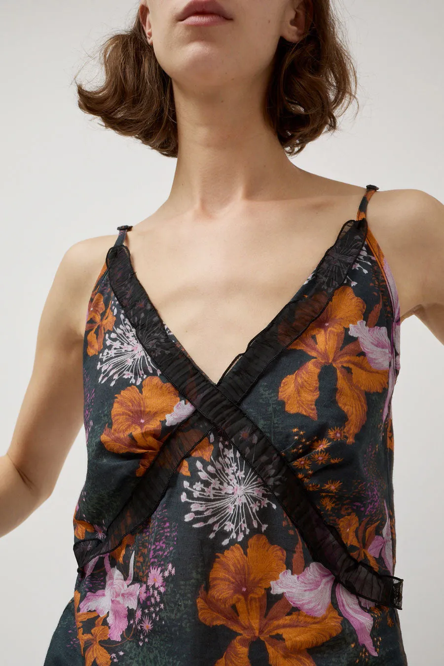 INSHADE Camisole Top in Orange and Purple Flowers sold by No. 6 product image thumbnail 3