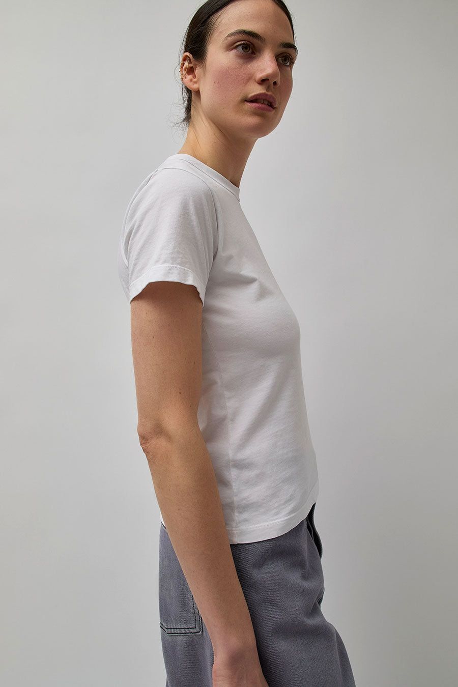 Haikure Coco Tee in Optical White sold by No. 6 product image thumbnail 5