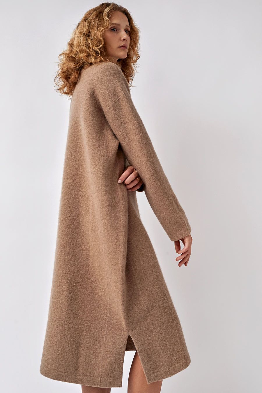 Lauren Manoogian Felt Dress in Cork sold by No. 6 product image thumbnail 2