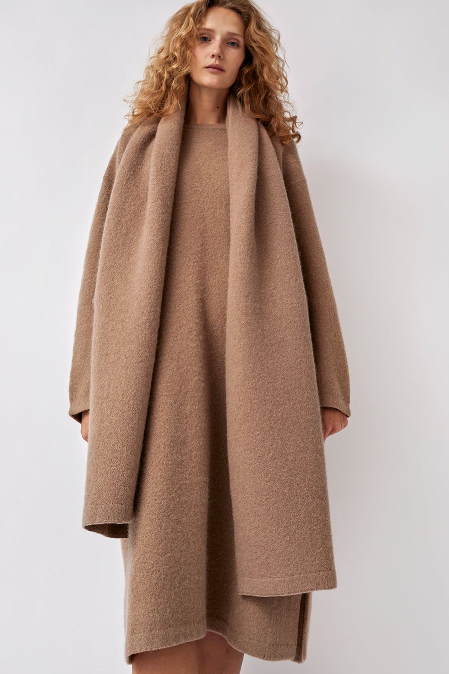Lauren Manoogian Felt Dress in Cork sold by No. 6 product image thumbnail 6