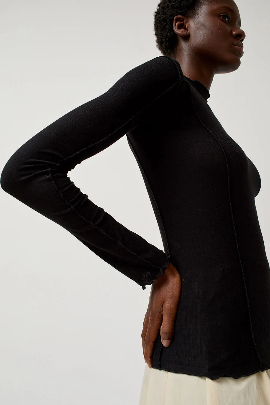 Baserange Omato Long Sleeve Top in Black sold by No. 6 product image thumbnail 4