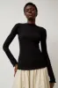 Baserange Omato Long Sleeve Top in Black sold by No. 6