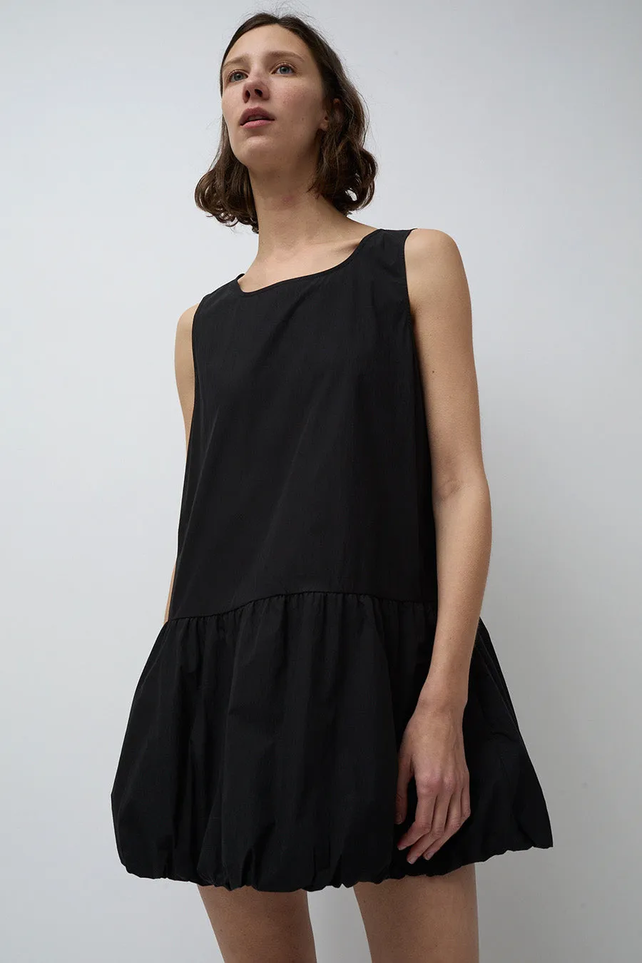 Amomento Volume Mini Dress in Black sold by No. 6