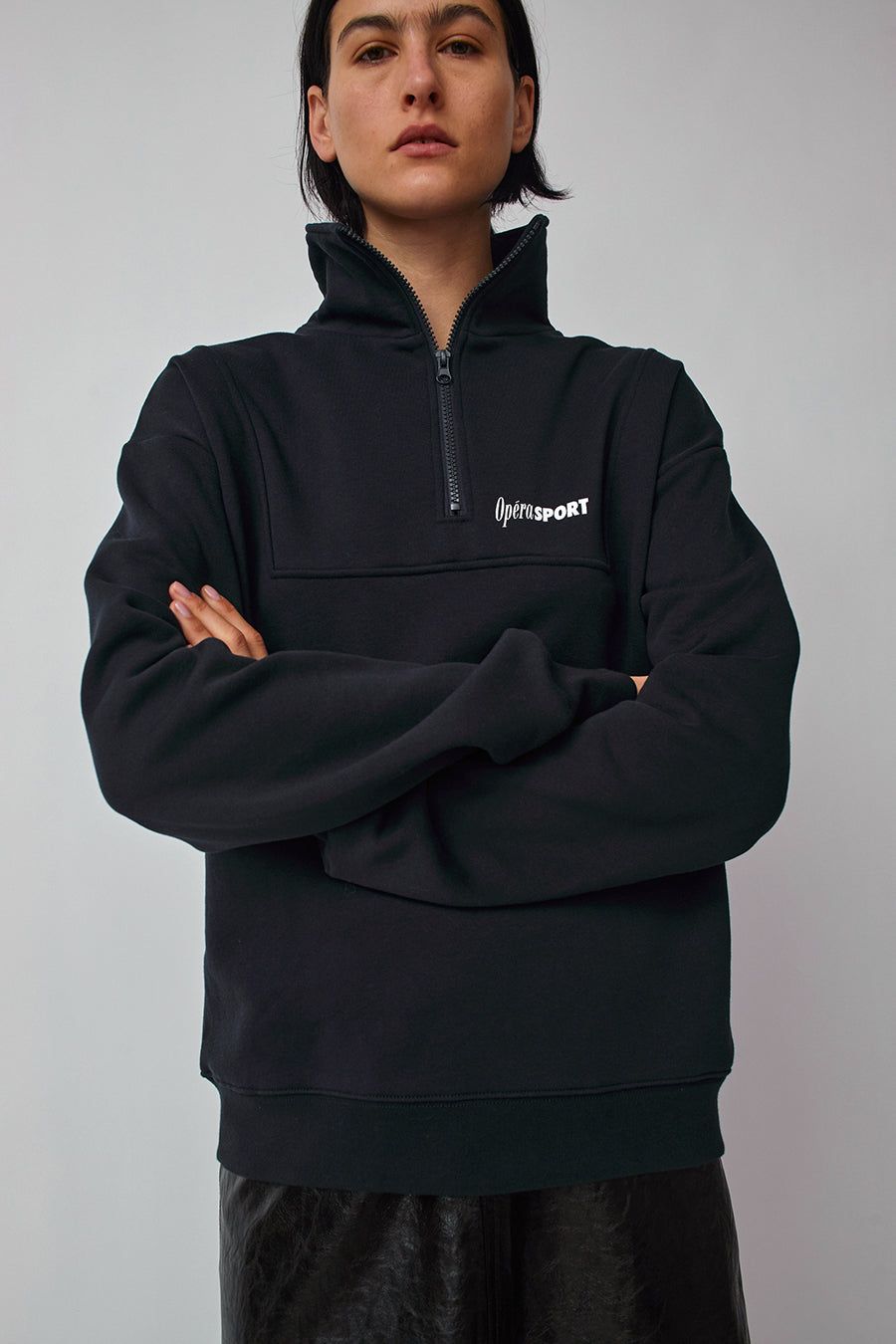 OpéraSPORT Marley Unisex Half Zip in Navy sold by No. 6