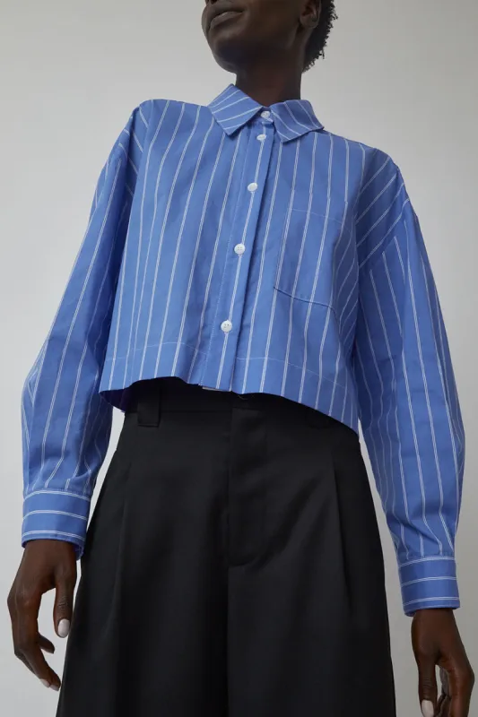 No.6 Ava Top in Blue and White Stripe sold by No. 6