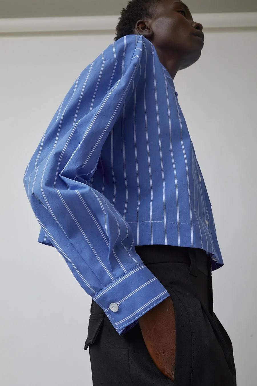 No.6 Ava Top in Blue and White Stripe sold by No. 6 product image thumbnail 2