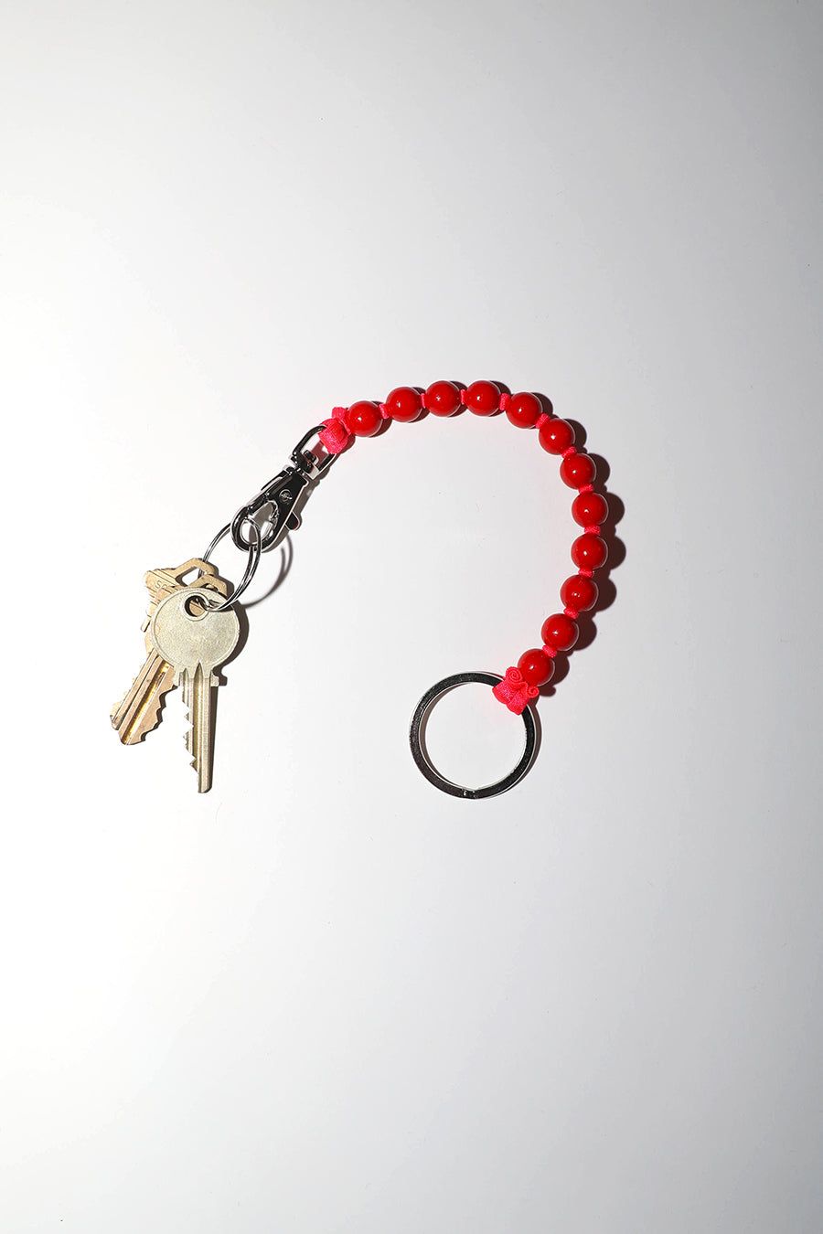 Ina Seifart Perlen Short Keyholder in Red with Red Thread sold by No. 6 product image thumbnail 2