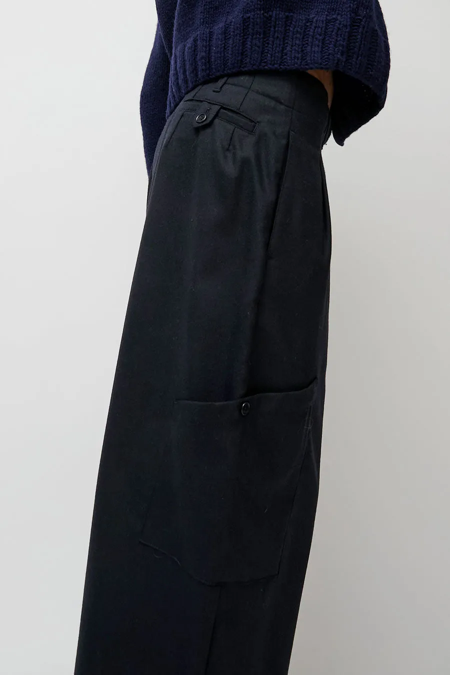 YMC Grease Trouser in Navy sold by No. 6 product image thumbnail 2