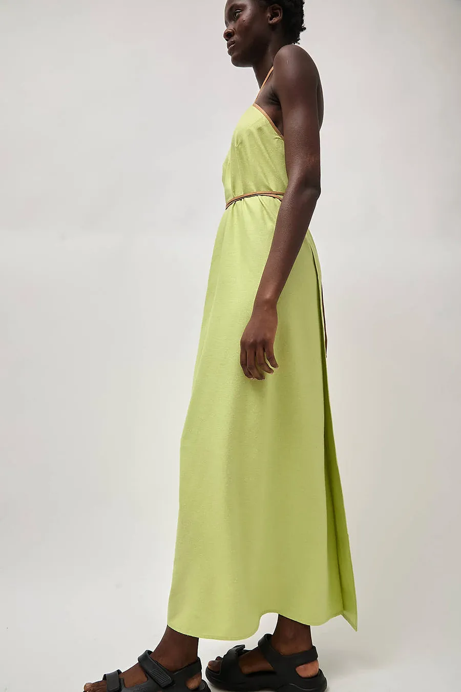Baserange Ligo Dress in Lime sold by No. 6 product image thumbnail 5