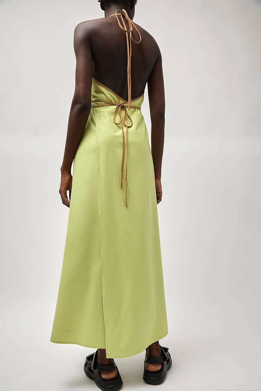 Baserange Ligo Dress in Lime sold by No. 6 product image thumbnail 2