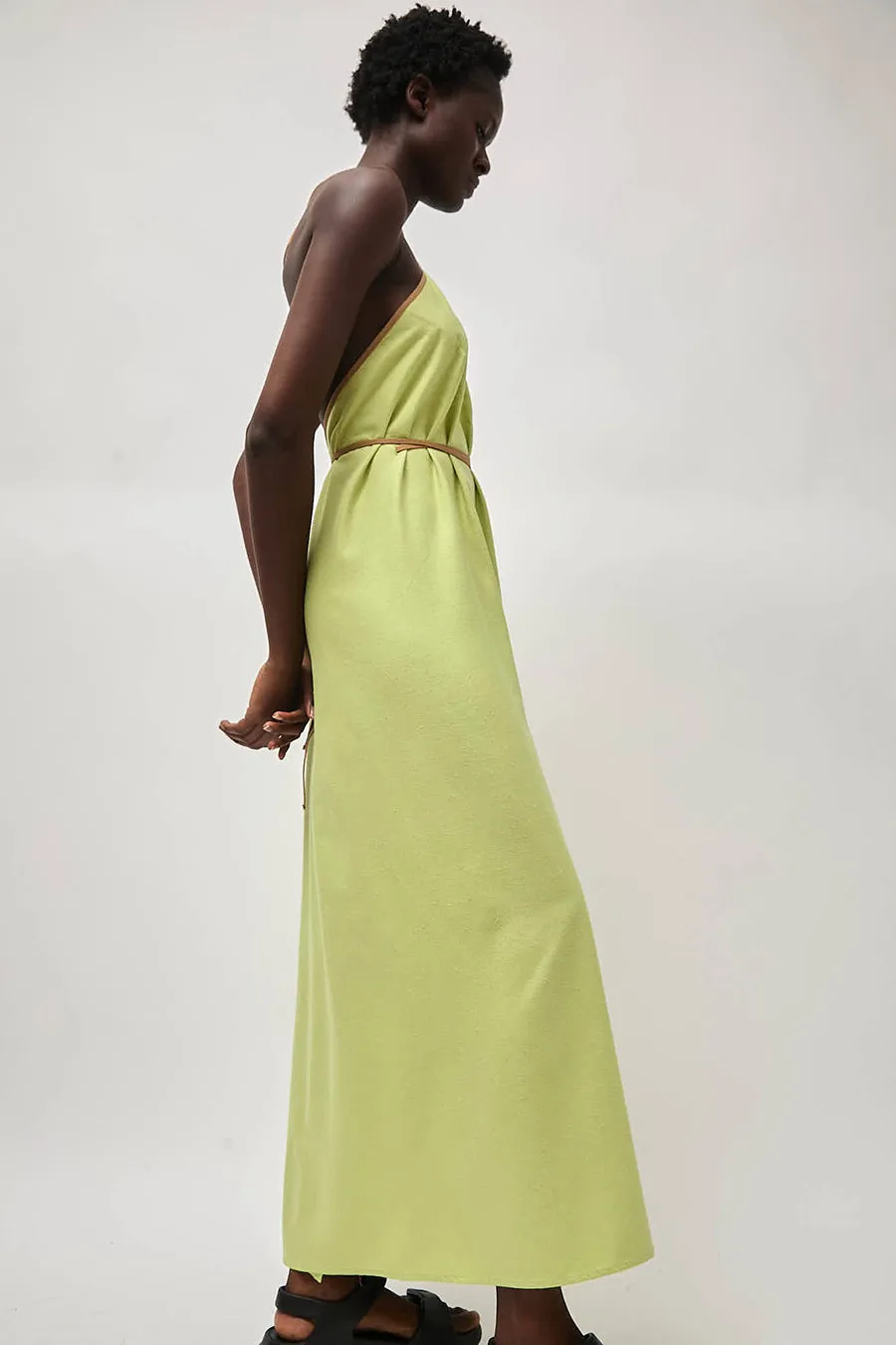 Baserange Ligo Dress in Lime sold by No. 6 product image thumbnail 4