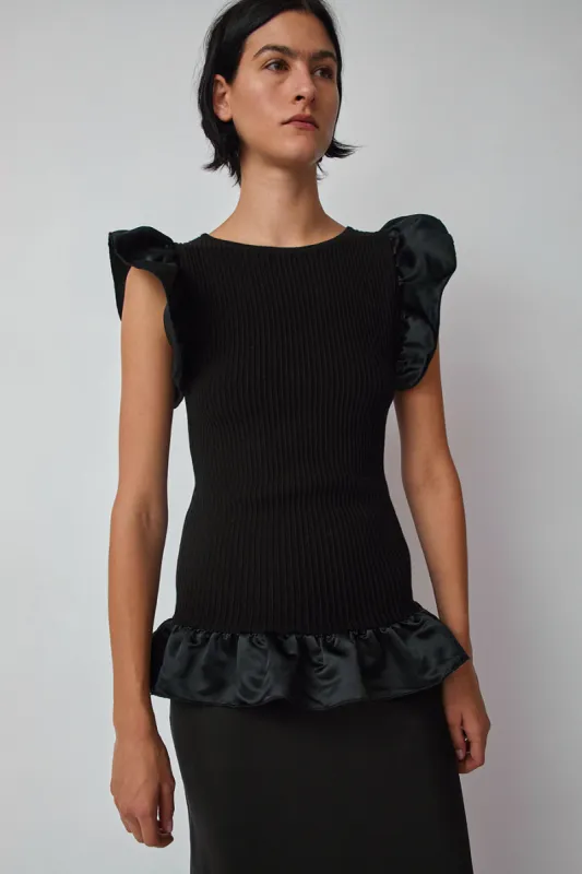 OpéraSPORT Fonda Top in Black made by No. 6