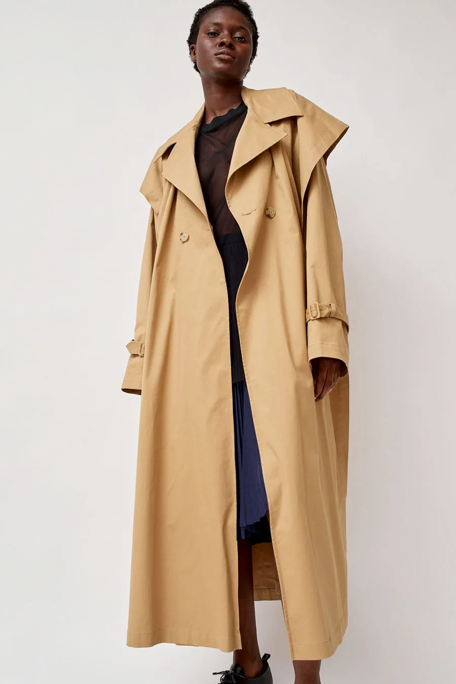 Marios Trench Coat in Beige sold by No. 6 product image thumbnail 4