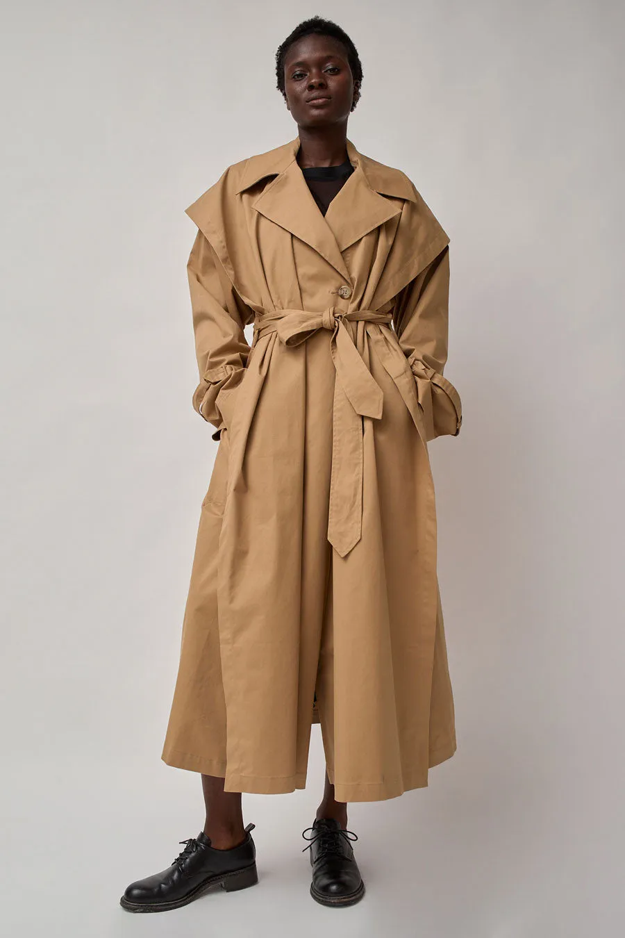 Marios Trench Coat in Beige sold by No. 6