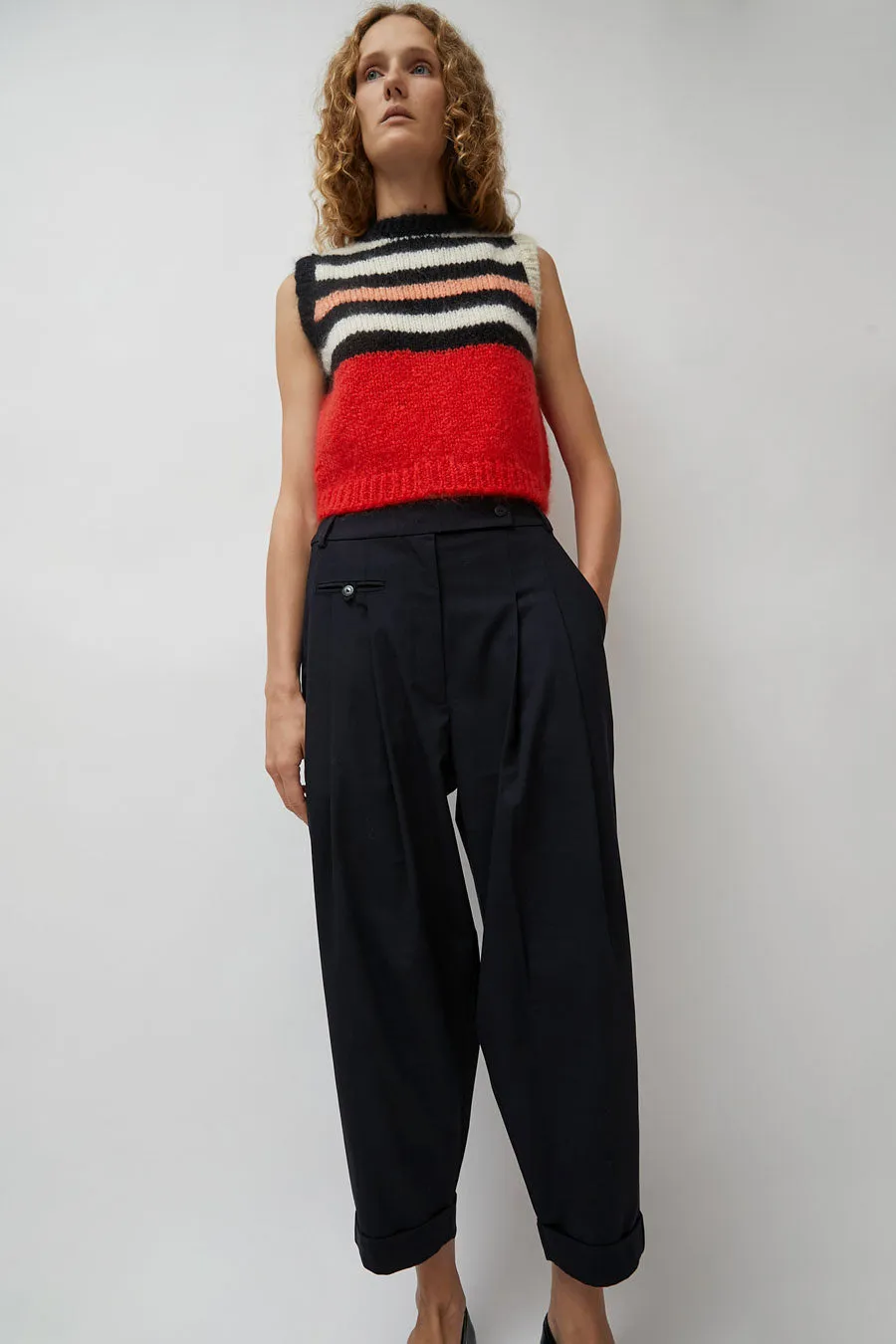 CORDERA Tailoring Carrot Pants in Night sold by No. 6