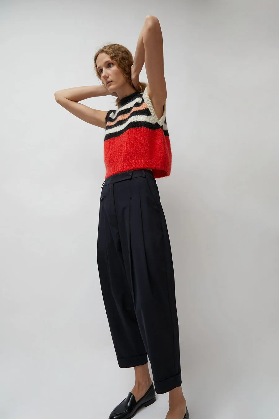 CORDERA Tailoring Carrot Pants in Night sold by No. 6 product image thumbnail 5