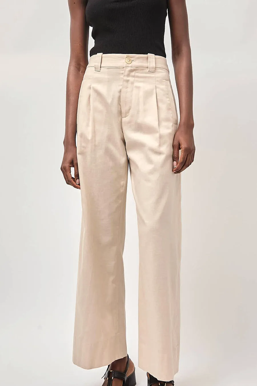 No.6 Kent Pant in Stone sold by No. 6 product image thumbnail 4